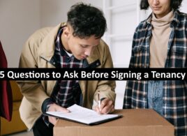 5 Questions to Ask Before Signing a Tenancy